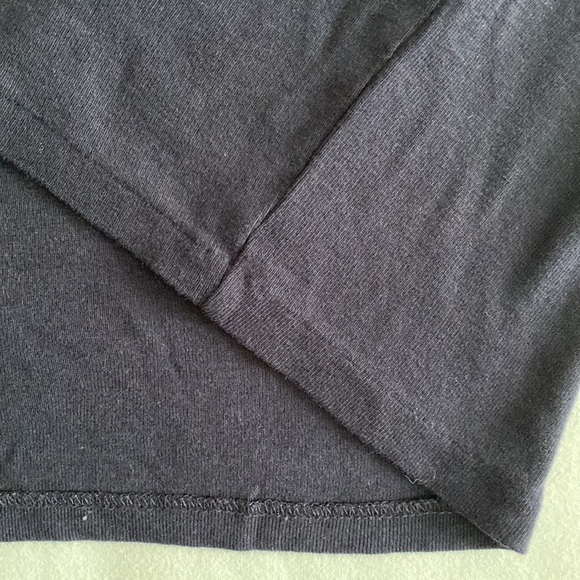 Ralph Lauren Sport Womenswear Deep scoop neck Navy long sleeve Tee Pima Lyocell - Picture 10 of 15